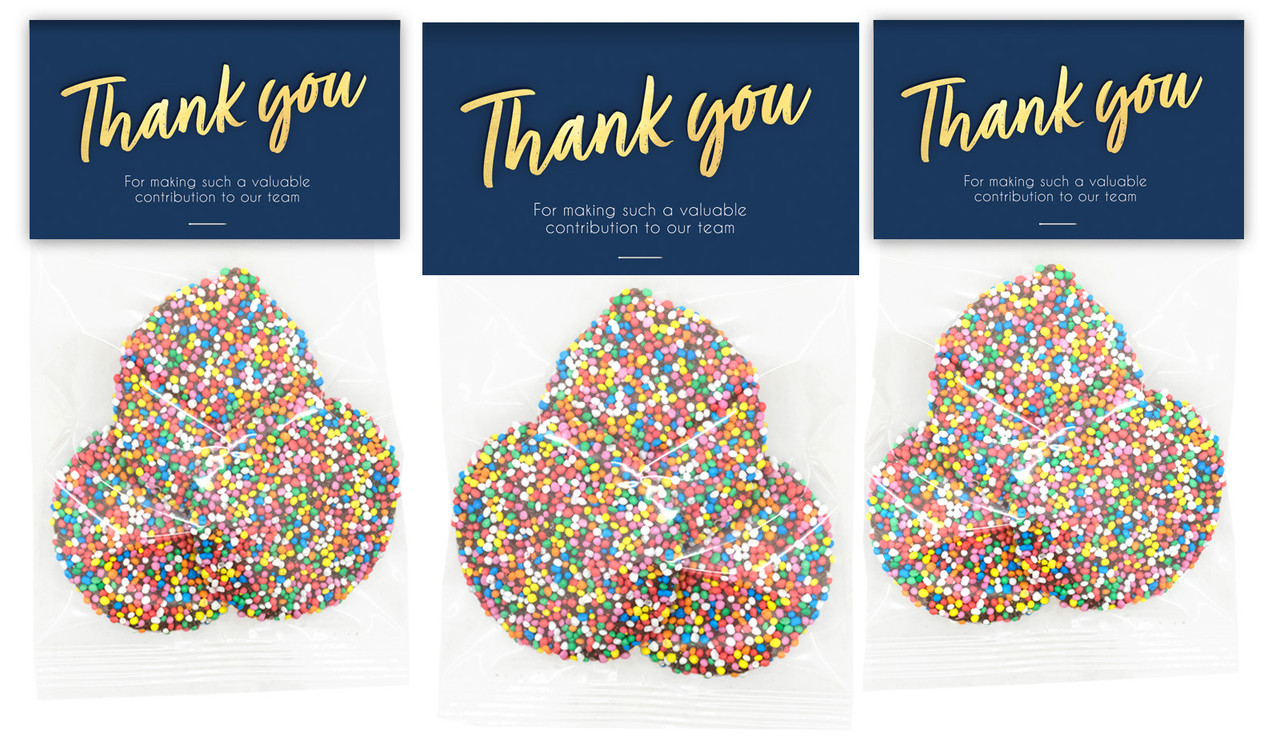 Golden Thank You Speckle Bag