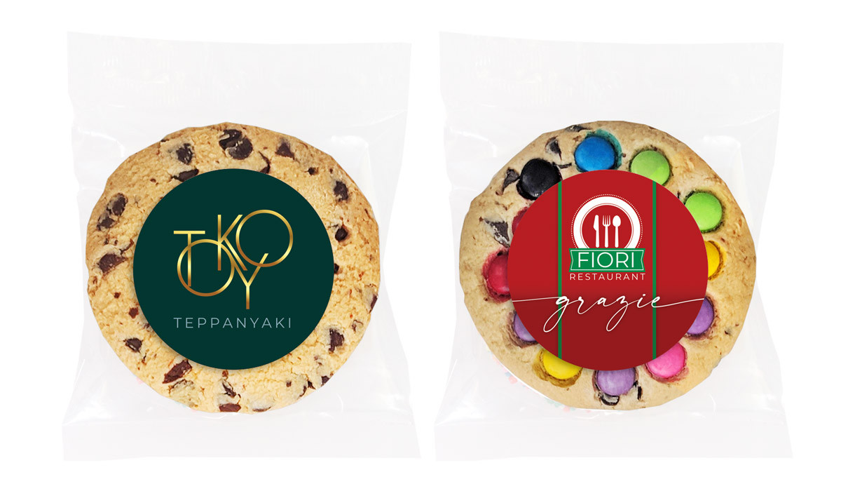 Restaurant And Cafe Branded Cookies In Choice Of Flavours