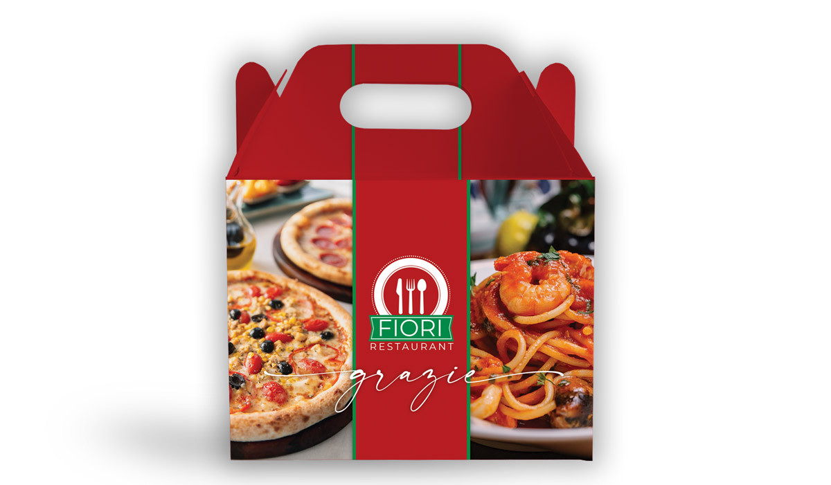 Restaurant And Cafe Branded Gable Favour Boxes