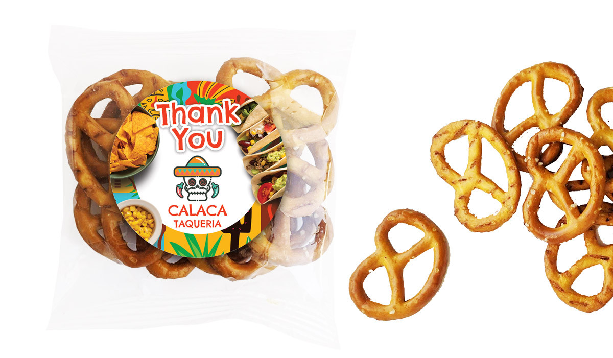 Branded Restaurant And Cafe Pretzel Bags