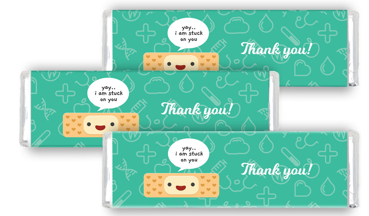 Happy Band Aid Nurses Day Personalised Cadbury Chocolate Bar