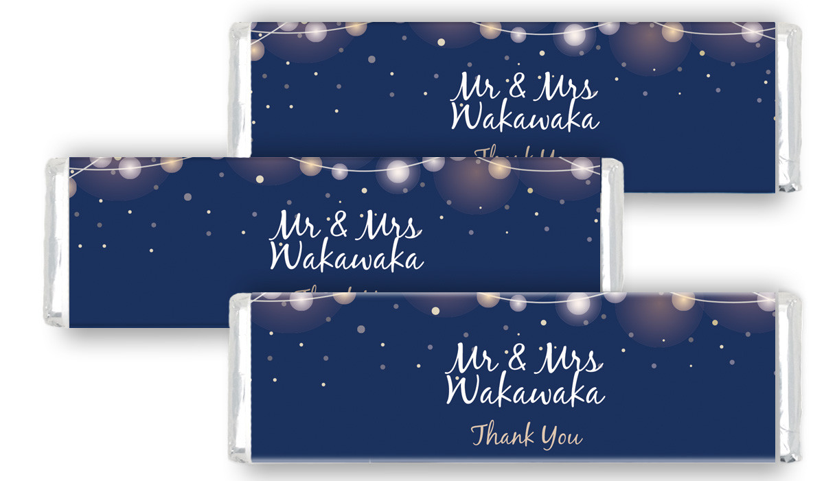 Night Lights Personalised Engagement Cadbury Chocolate Bar