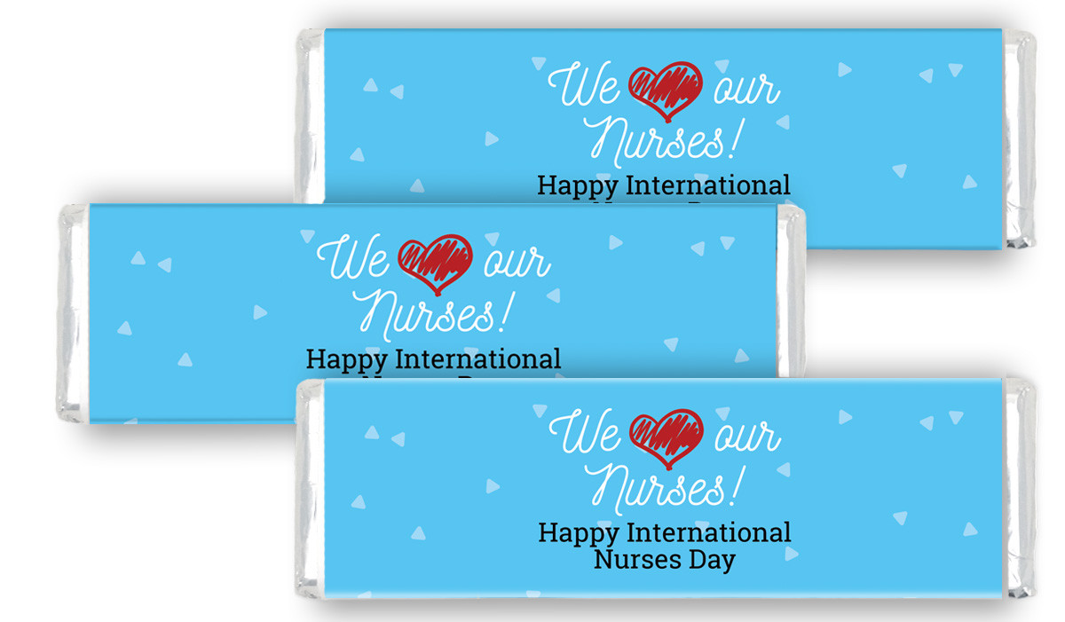 We Love Our Nurses Personalised Cadbury Chocolate Bar