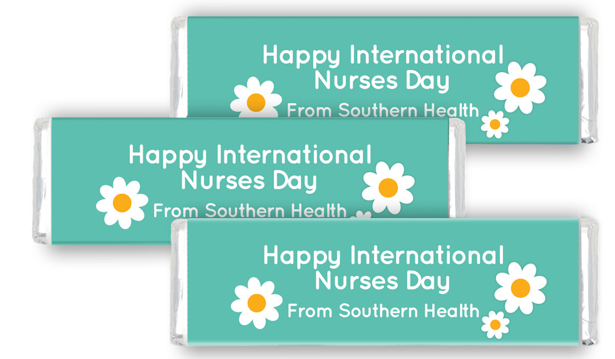 Daisy Nurses Day Personalised Cadbury Chocolate Bar