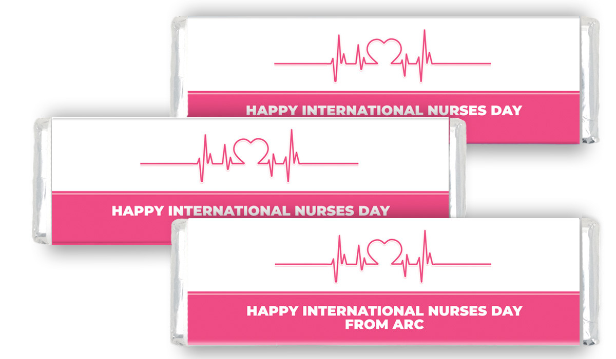 Heart Rate Nurses Day Personalised Cadbury Chocolate Bar