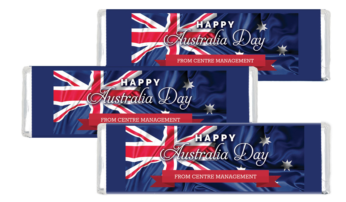 Australian Flag Australia Day Cadbury Chocolate Bar