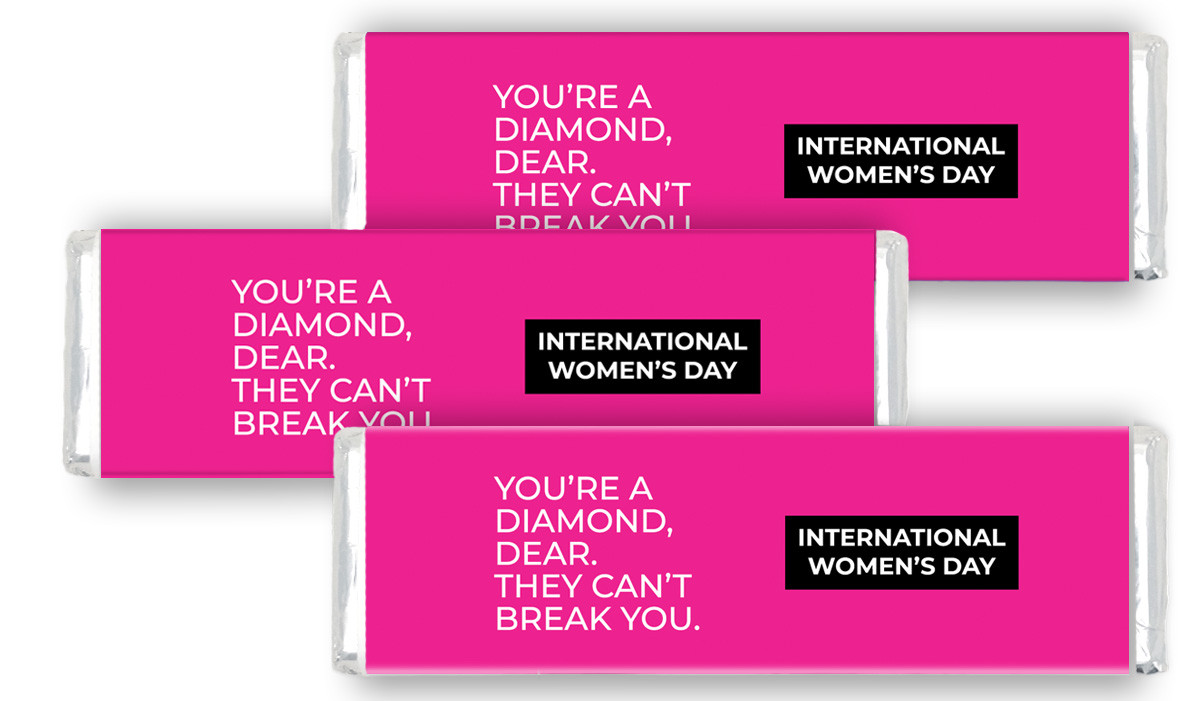 Diamond International Women's Day Cadbury Chocolate Bar