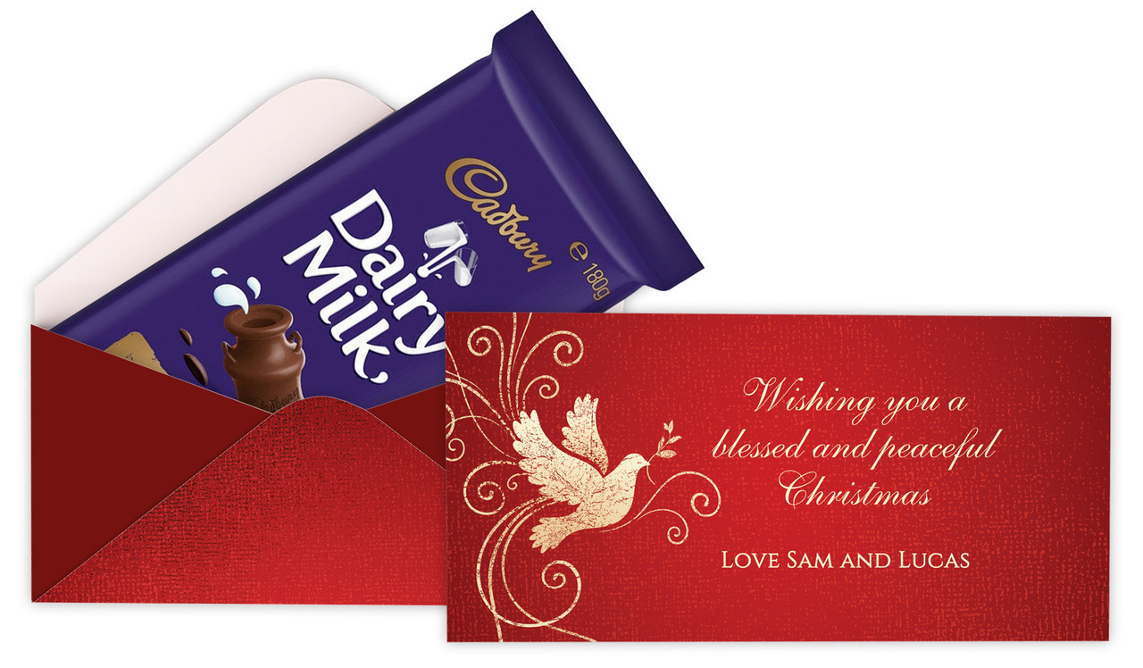 Dove In Gold Cadbury Bar Box (Box Only)