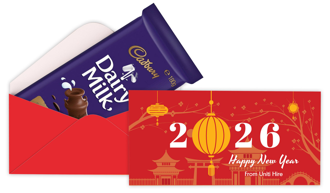 Hanging Lantern Chinese New Year Personalised Cadbury Bar Box (Box Only)