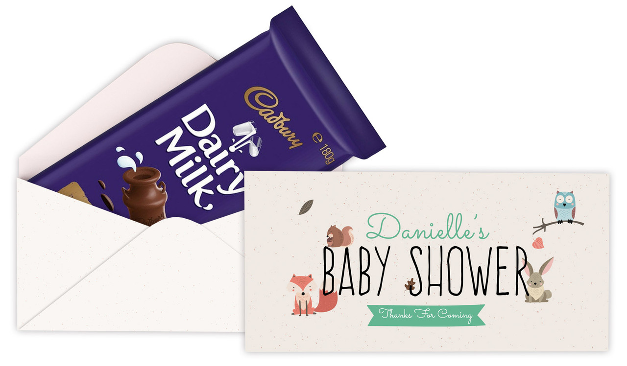 Little Critters Baby Shower Cadbury Bar Box (Box Only)