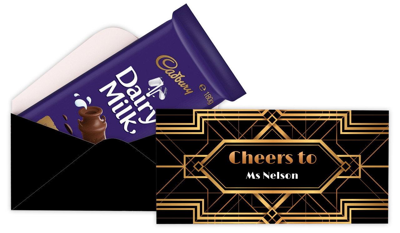 Gatsby Personalised Cadbury Bar Box (Box Only)