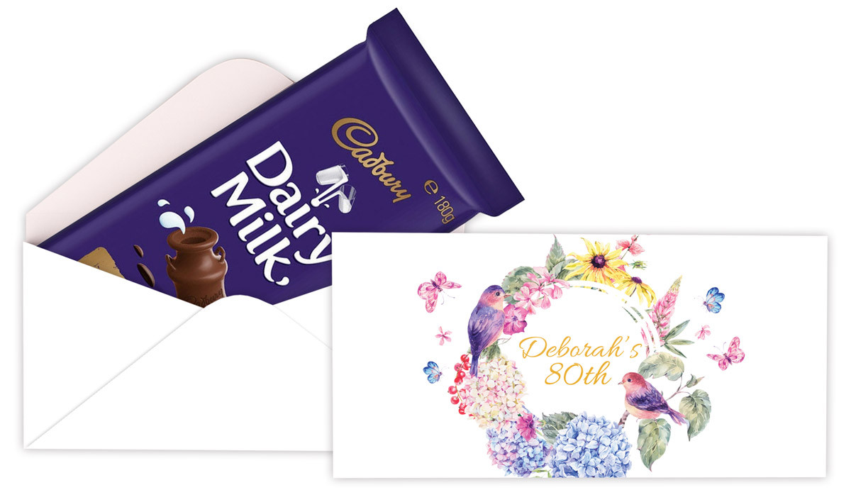 Spring Life Personalised Birthday Cadbury Bar Box (Box Only)