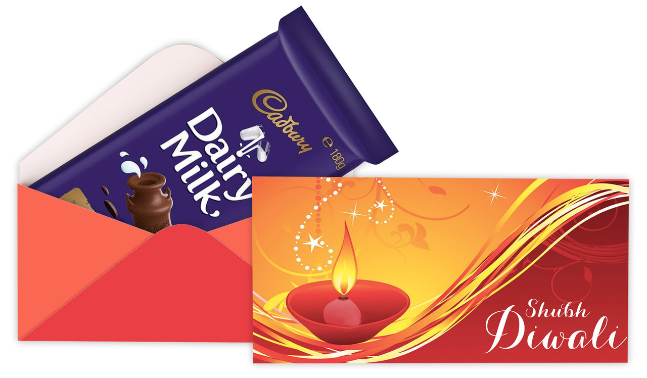 Radiant Diwali Personalised Cadbury Bar Box (Box Only)