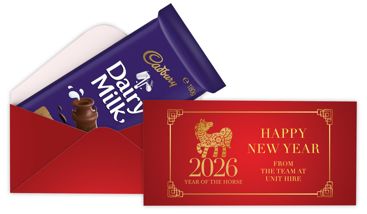 Floral Chinese New Year Personalised Cadbury Bar Box (Box Only)