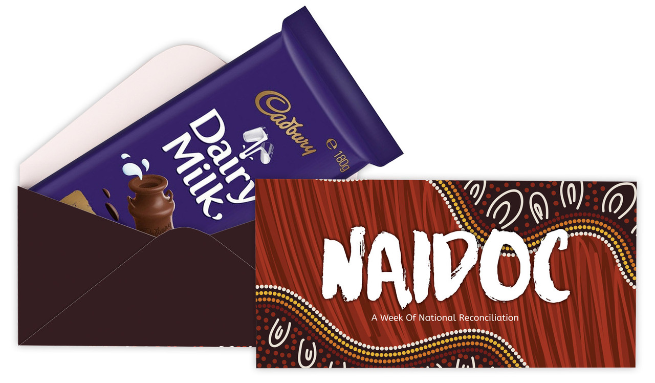 Flowing Indigenous NAIDOC Week Cadbury Bar Box (Box Only)