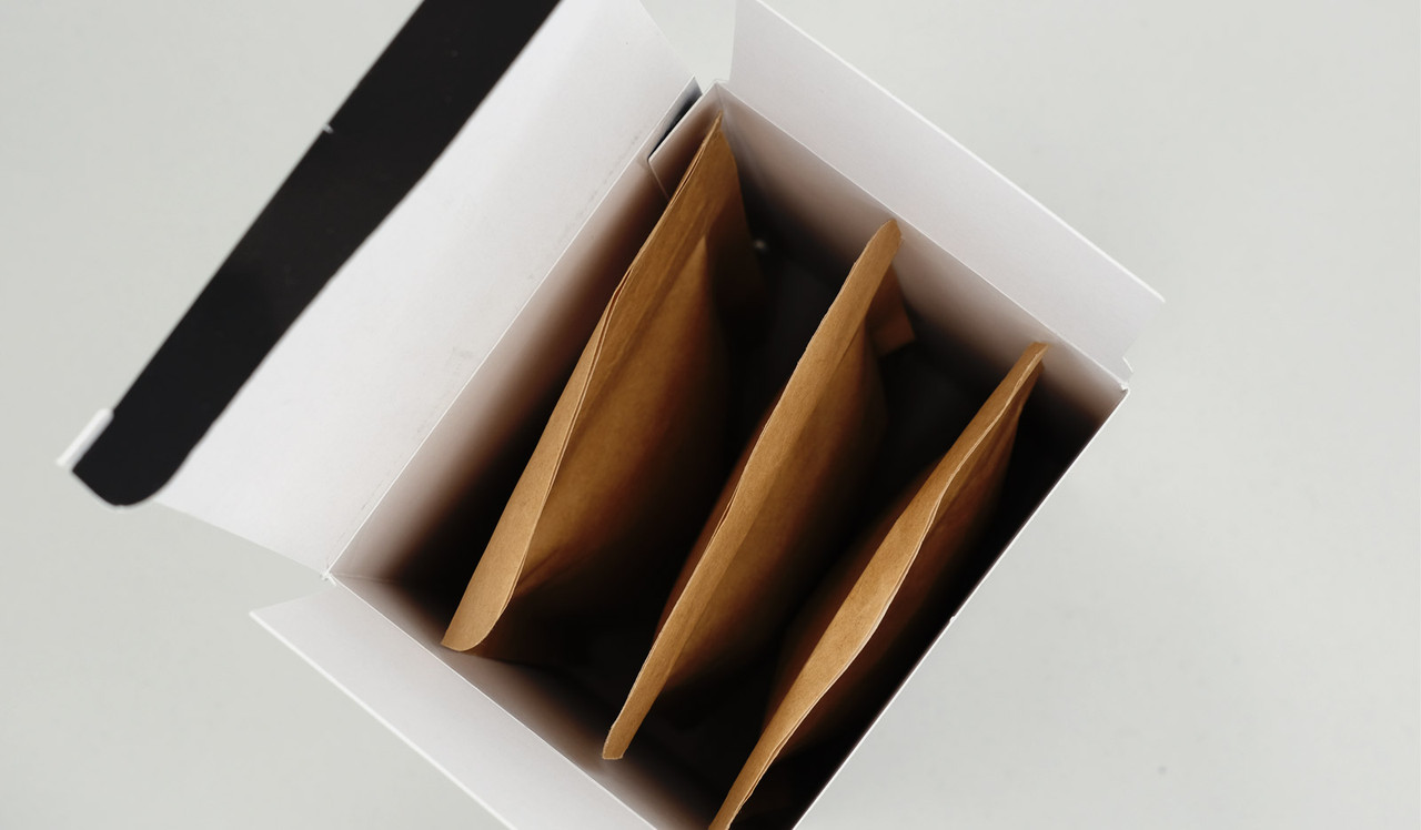 3 bags inside.