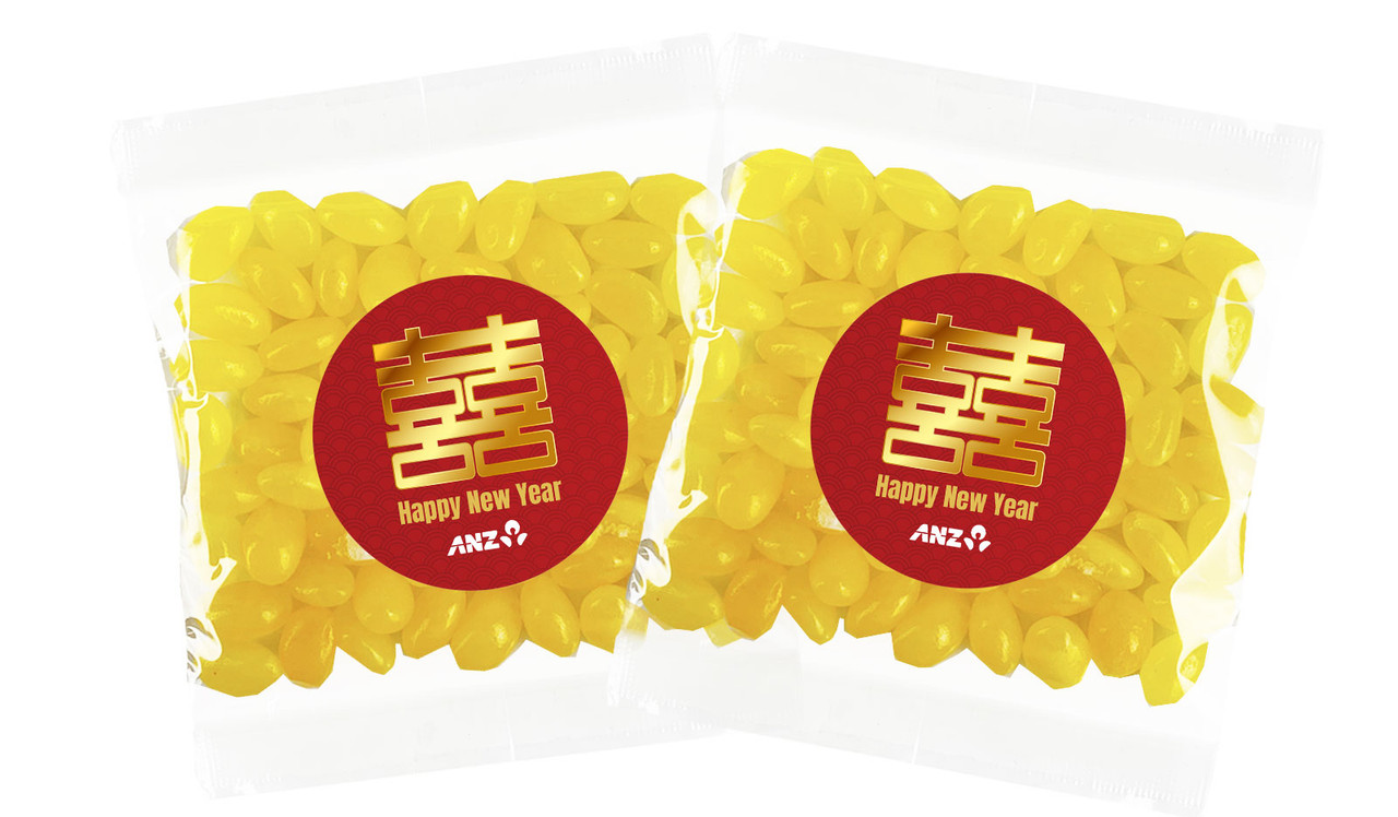 Double Happiness Chinese New Year Personalised Lolly Bag