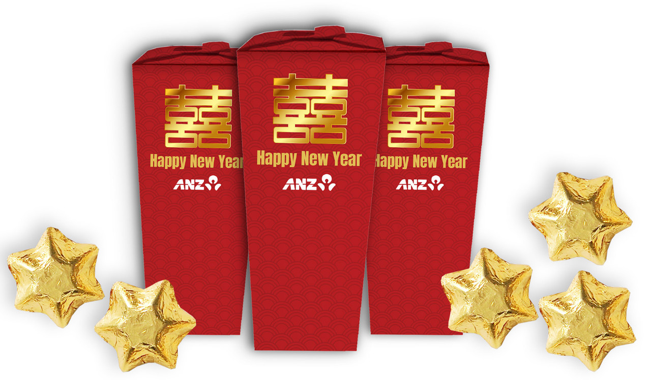 Double Happiness Chinese New Year Personalised Chocaboxes
