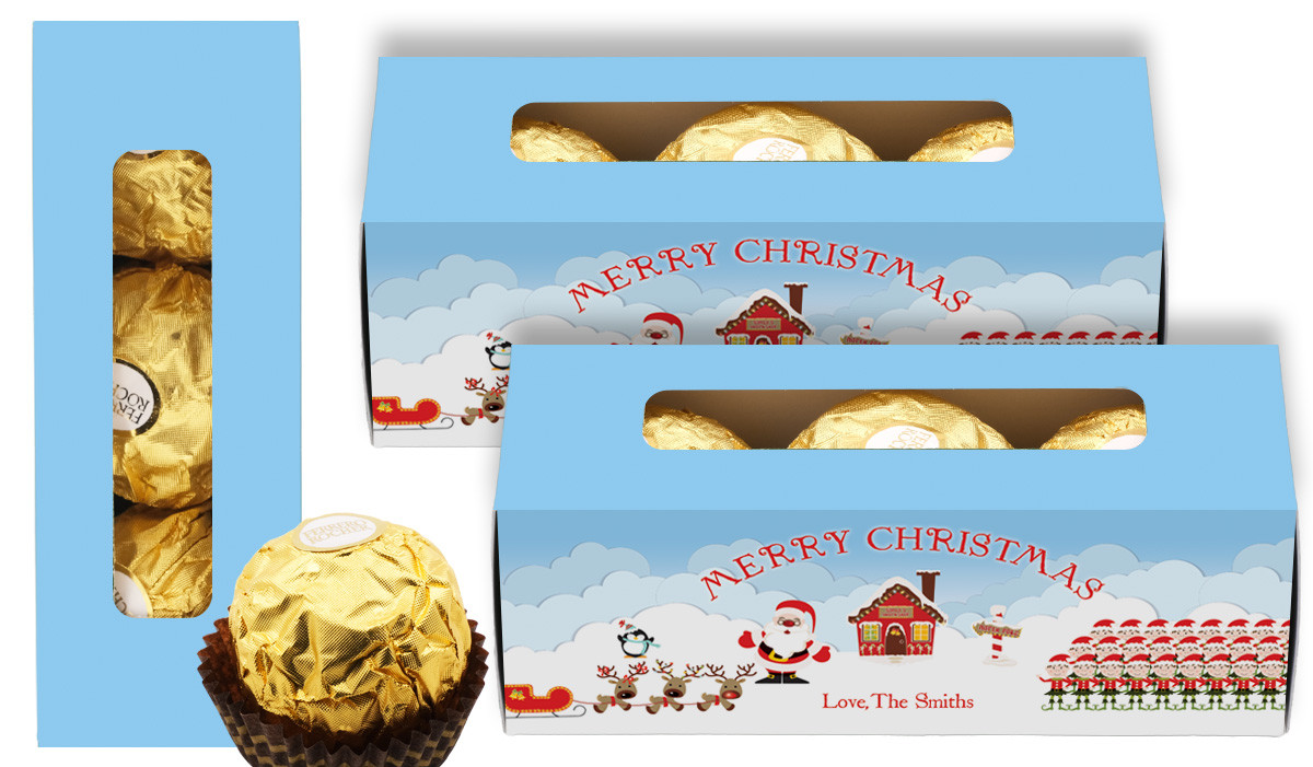 Santa's Workshop Personalised Ferrero Rocher Gift Box
