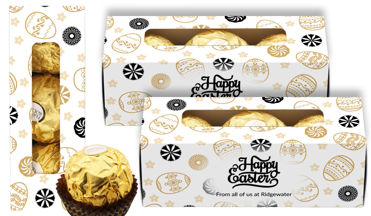 Sophisticated Personalised Easter Ferrero Rocher Gift Box