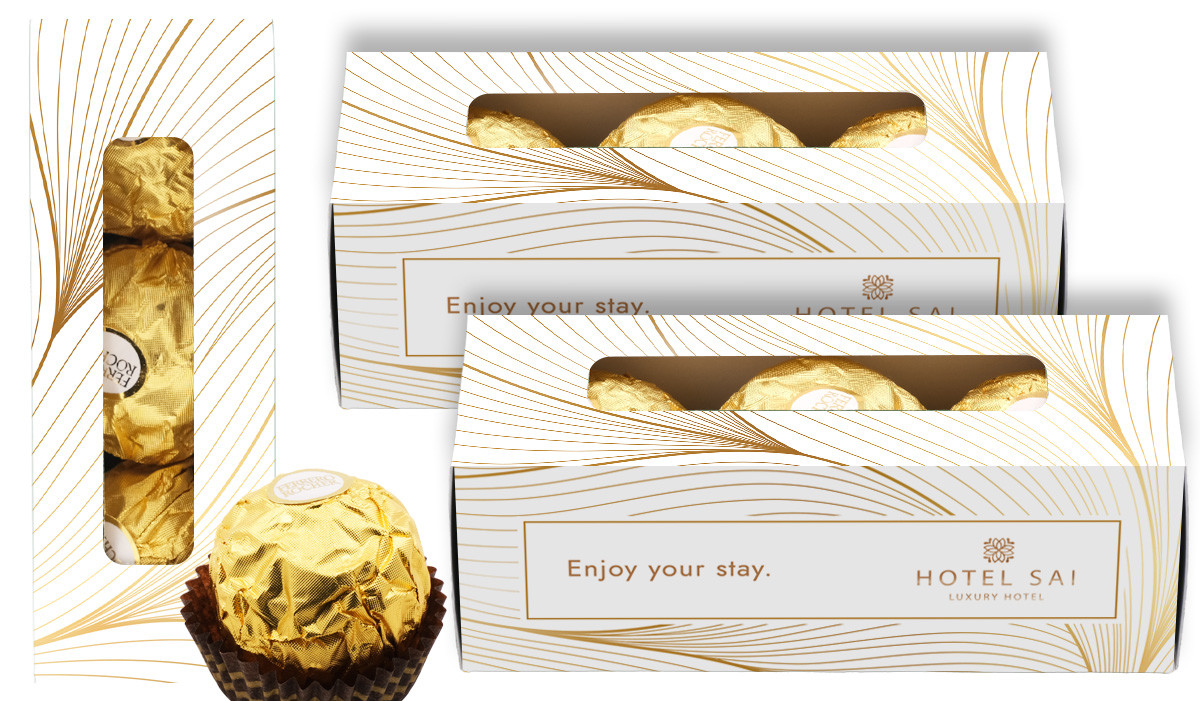 Flowing Lines Hospitality Branded Ferrero Rocher Gift Box
