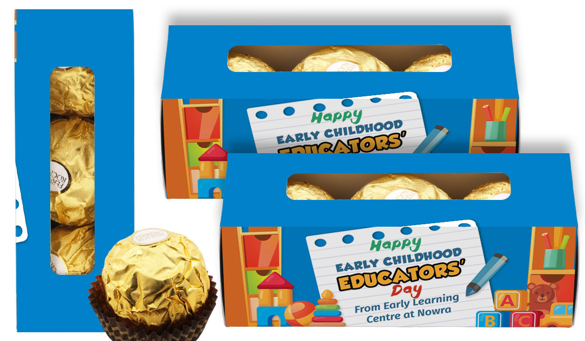 Playroom Early Childhood Educators Day Personalised Ferrero Rocher Gift Box