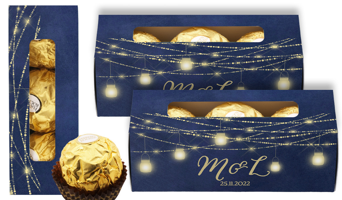 Evening Mason Jars Personalised Ferrero Rocher Gift Box