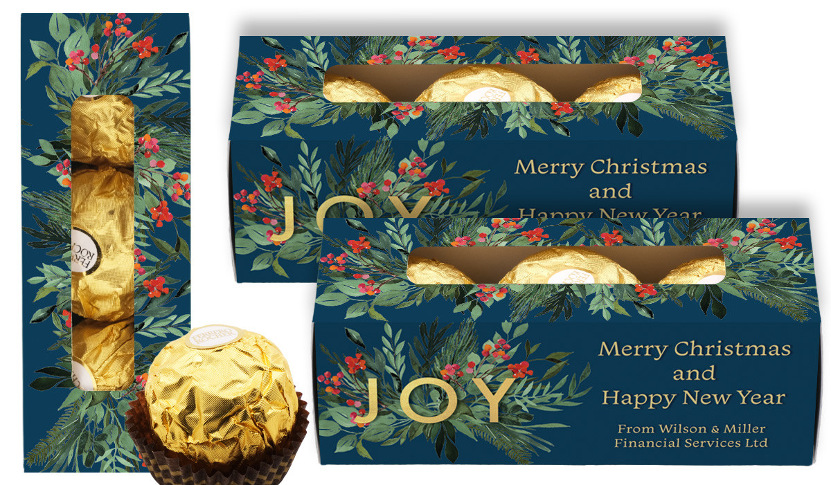 Joy Custom Christmas Ferrero Rocher Gift Box