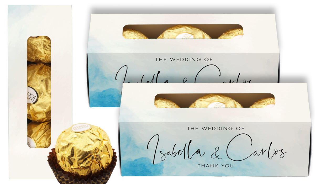 Ocean Personalised Ferrero Rocher Gift Box