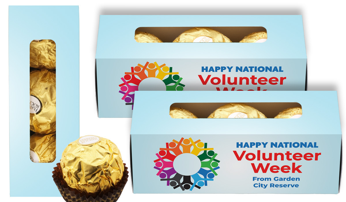 Rainbow Peoples Volunteer Week Ferrero Rocher Gift Box
