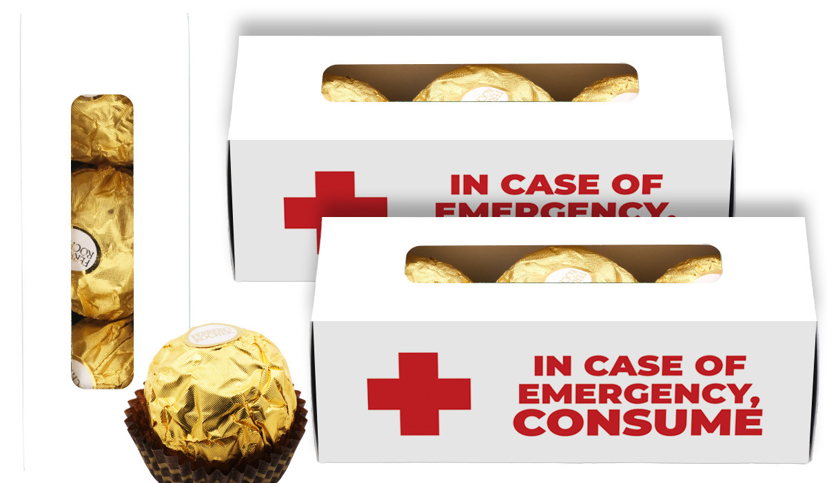 Emergency Consume Personalised Ferrero Rocher Gift Box