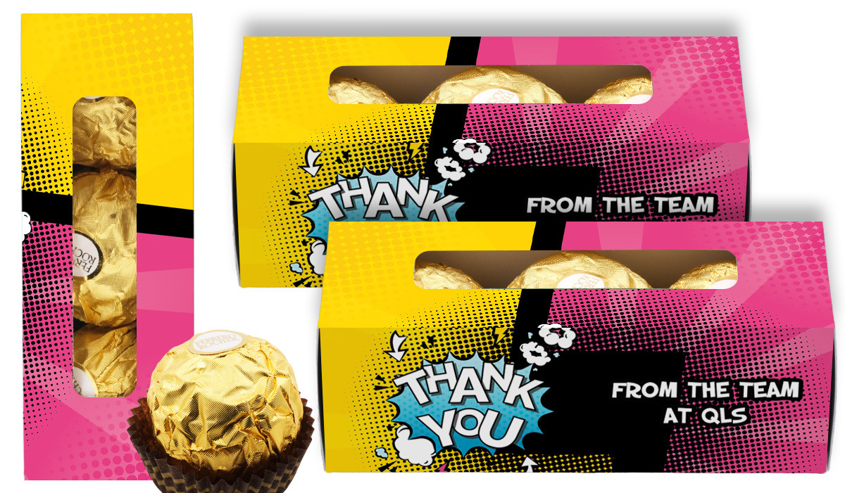 Fun Sunburst Thank You Ferrero Rocher Gift Box