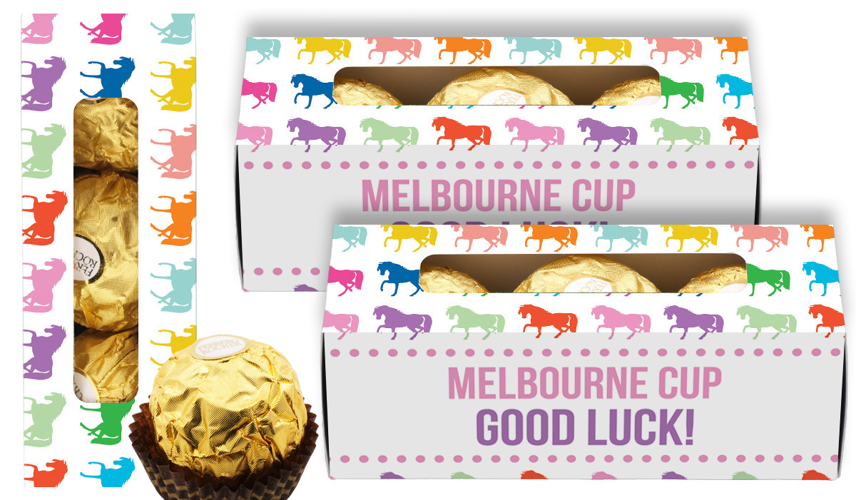 Rainbow Melbourne Cup Horse Racing Ferrero Rocher Gift Box