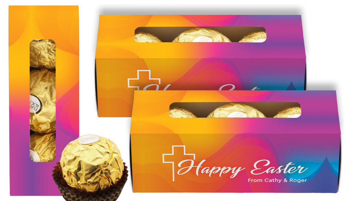 Radiant Religious Personalised Easter Ferrero Rocher Gift Box