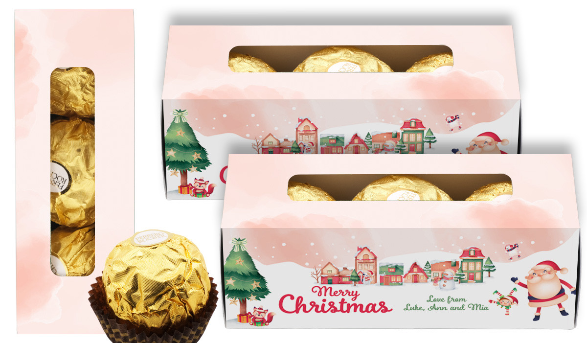Christmas Village Custom Ferrero Rocher Gift Box