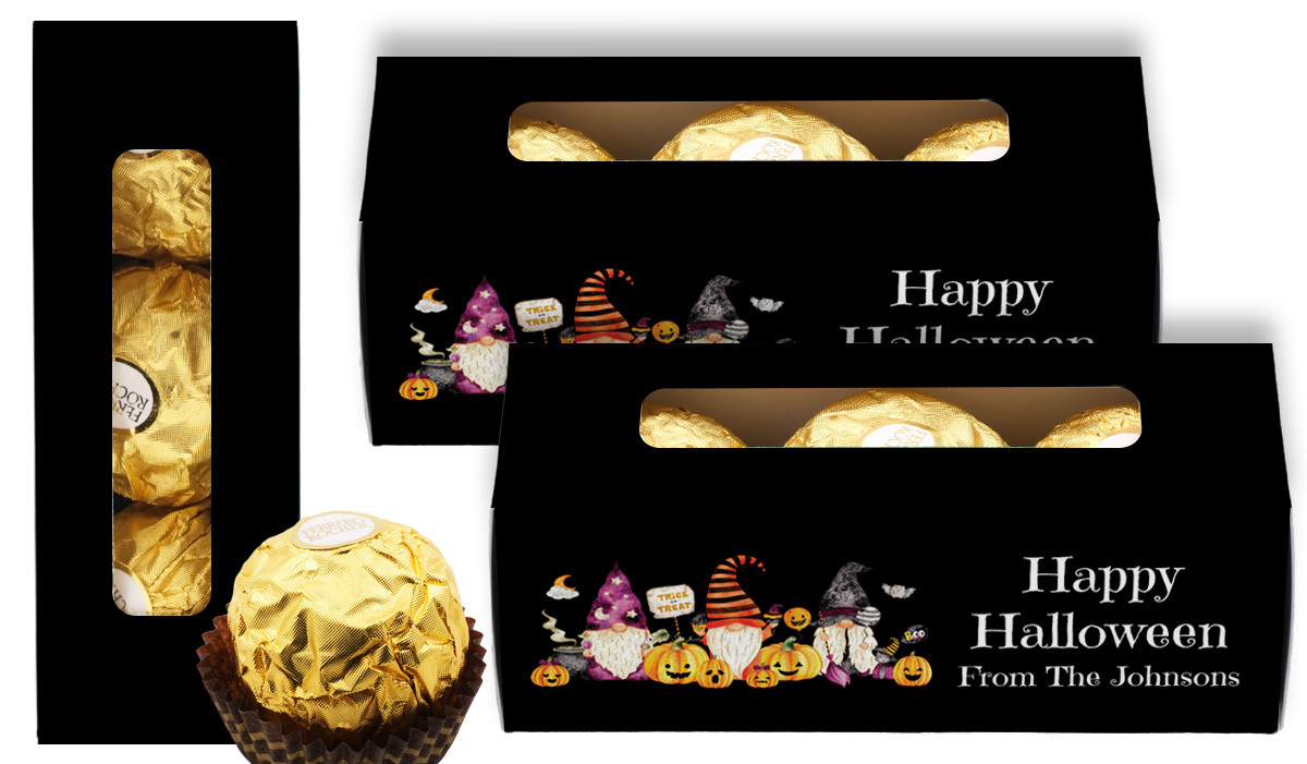 Wizard Gnomes Personalised Halloween Ferrero Rocher Gift Box