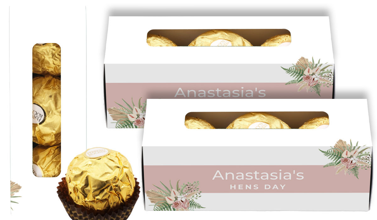 Boho Hens Night Personalised Ferrero Rocher Gift Box