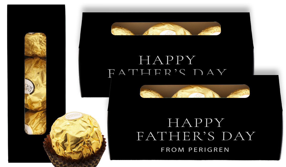 Black Fathers Day Custom Ferrero Rocher Gift Box