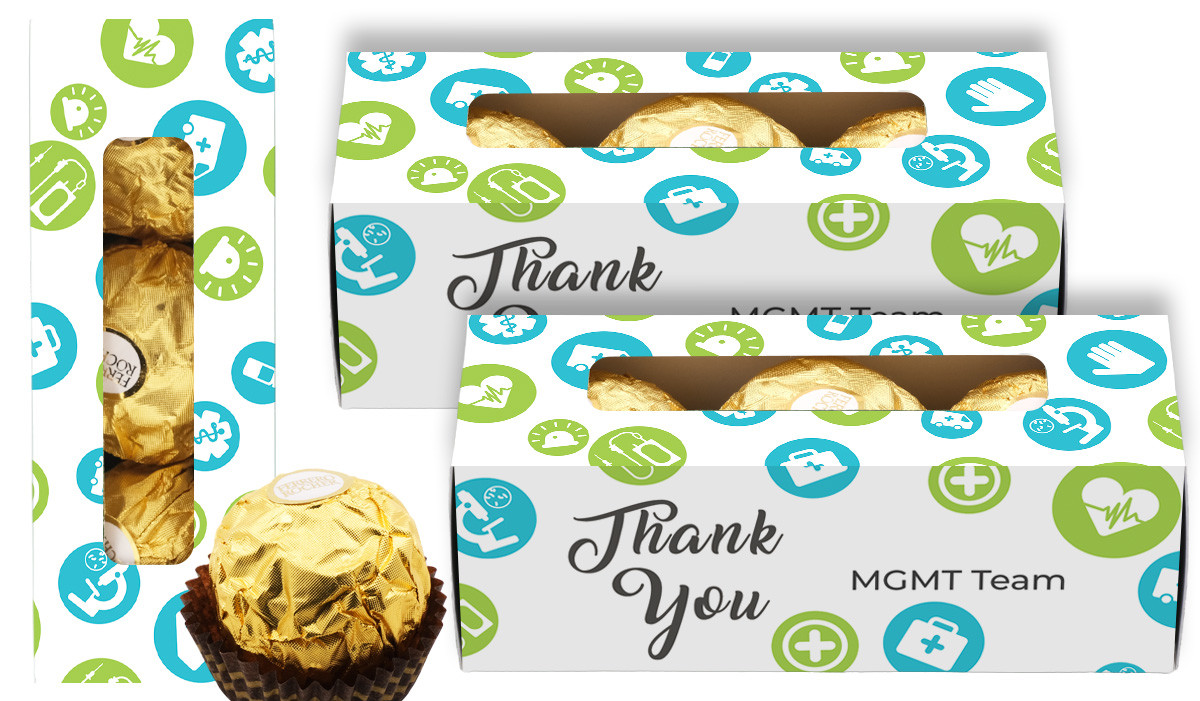 Dots International Personalised Ferrero Rocher Gift Box