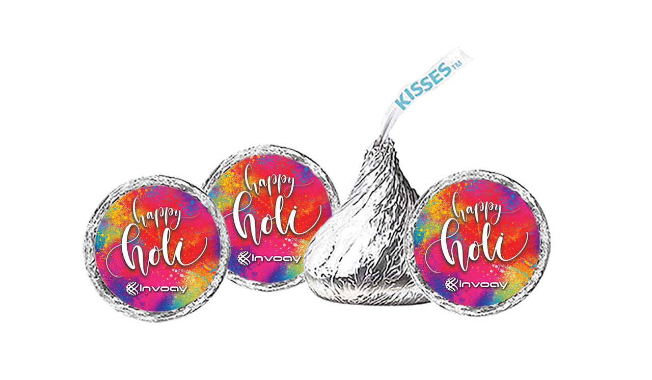 Red Branded Holi Hersheys Kisses