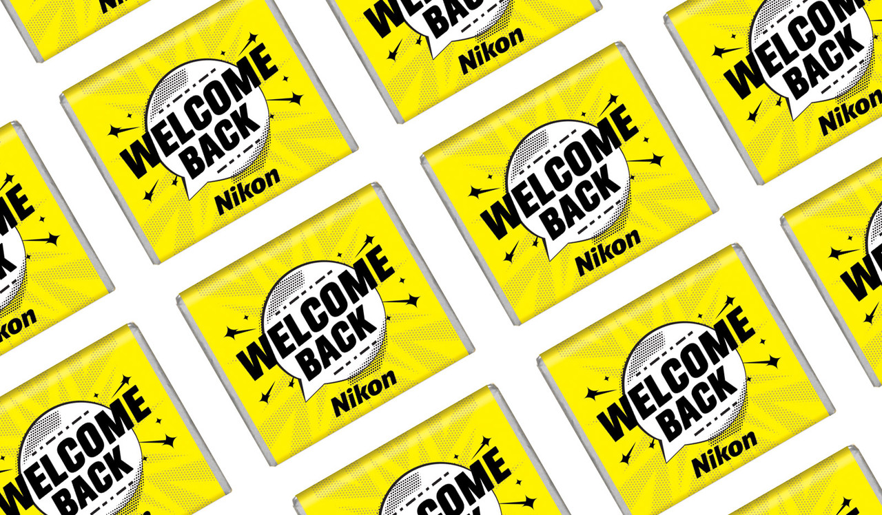 Starburst Welcome Back Personalised Mini Chocolates