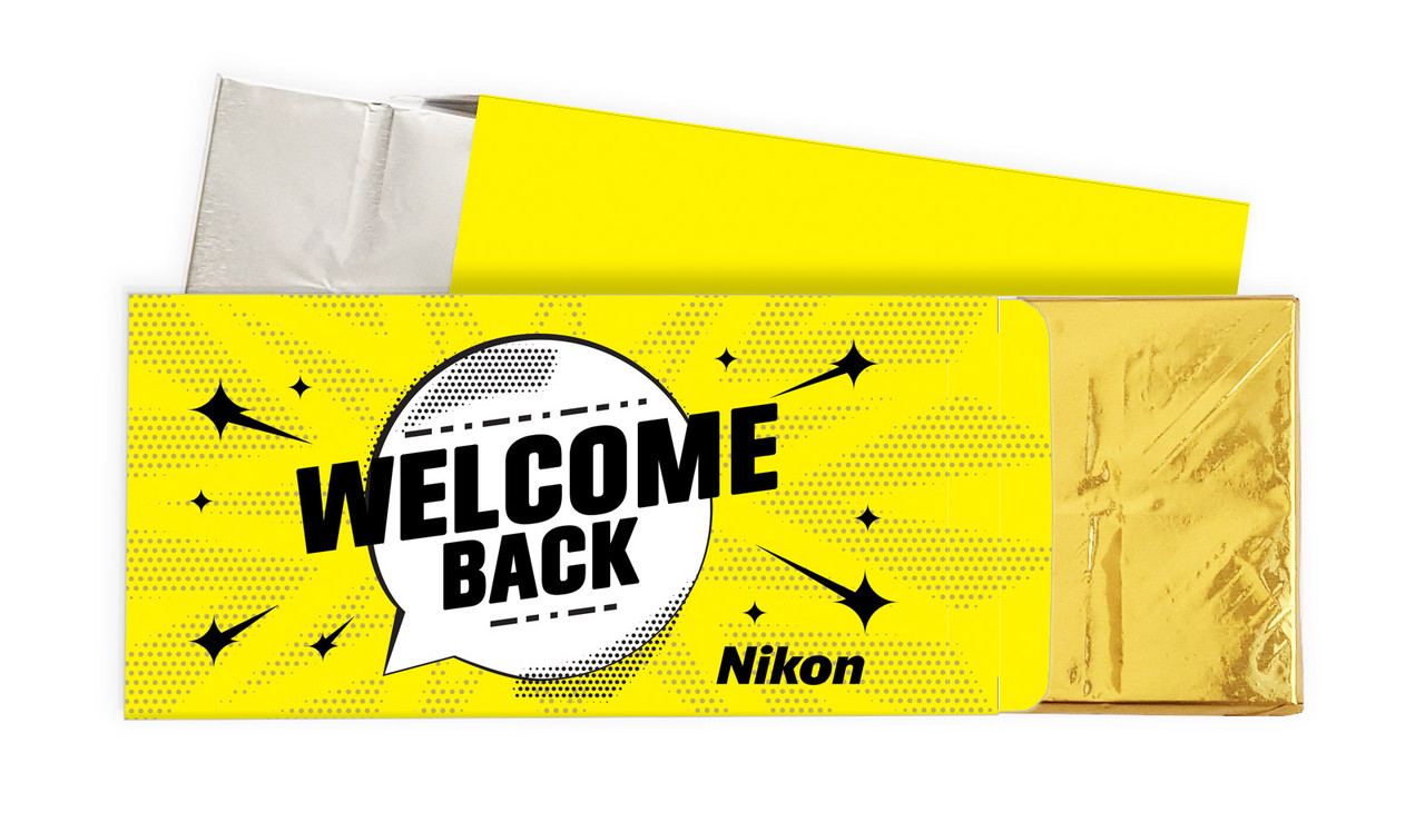 Starburst Welcome Back Personalised Chocolate Bar In A Box