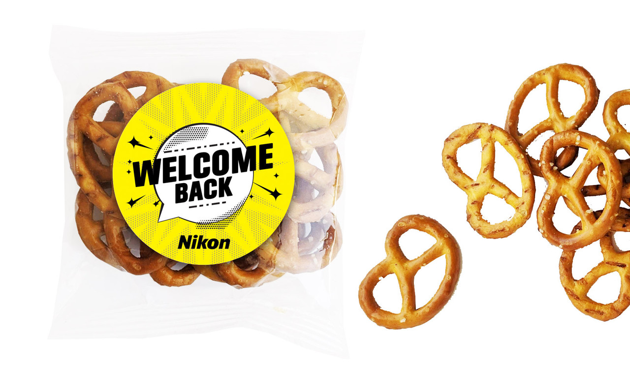 Starburst Welcome Back Personalised Bag Of Pretzels