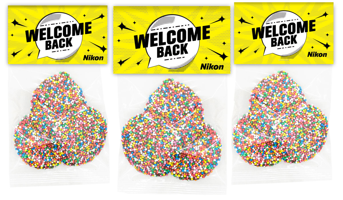 Starburst Welcome Back Personalised Speckle Bags