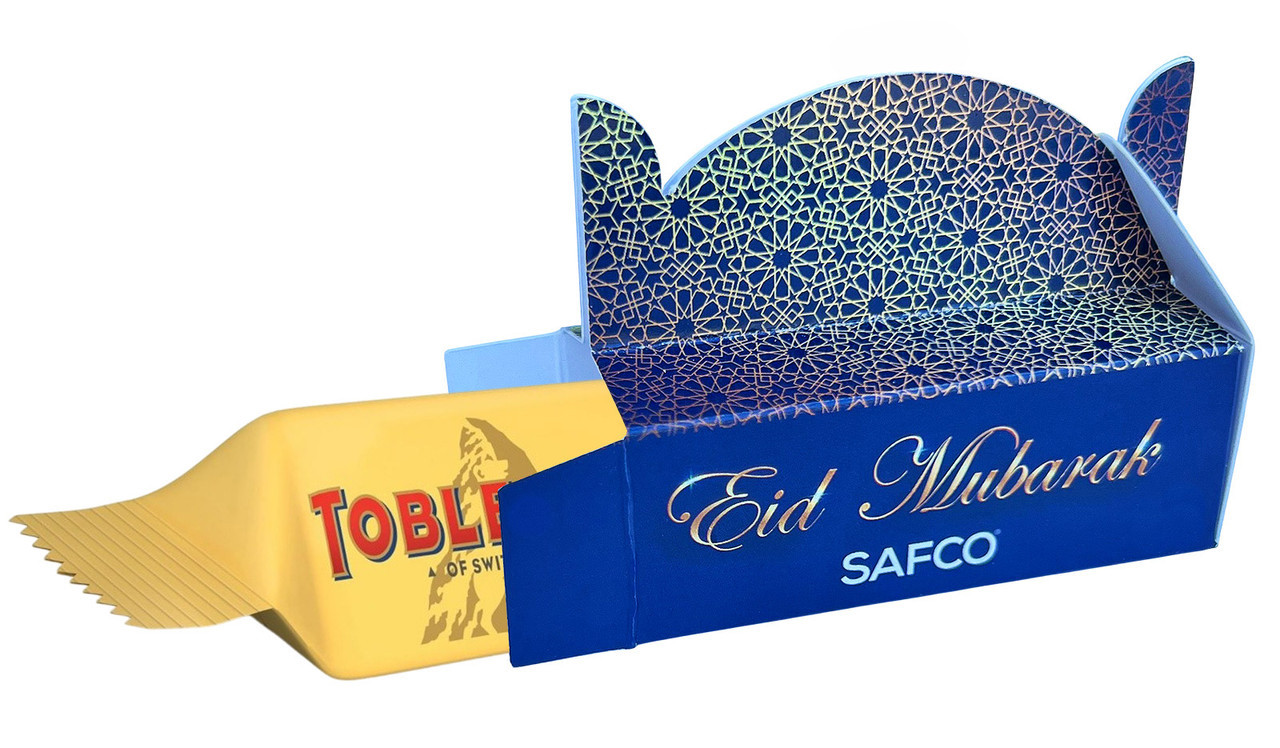 Each box includes one mini Toblerone bar