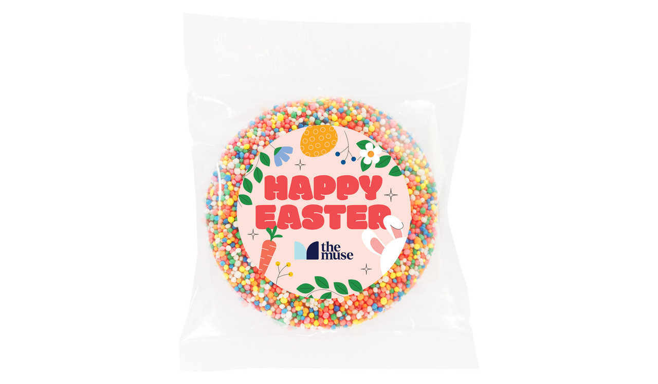 Lucky Pink Personalised Easter Giant Chocolate Freckles
