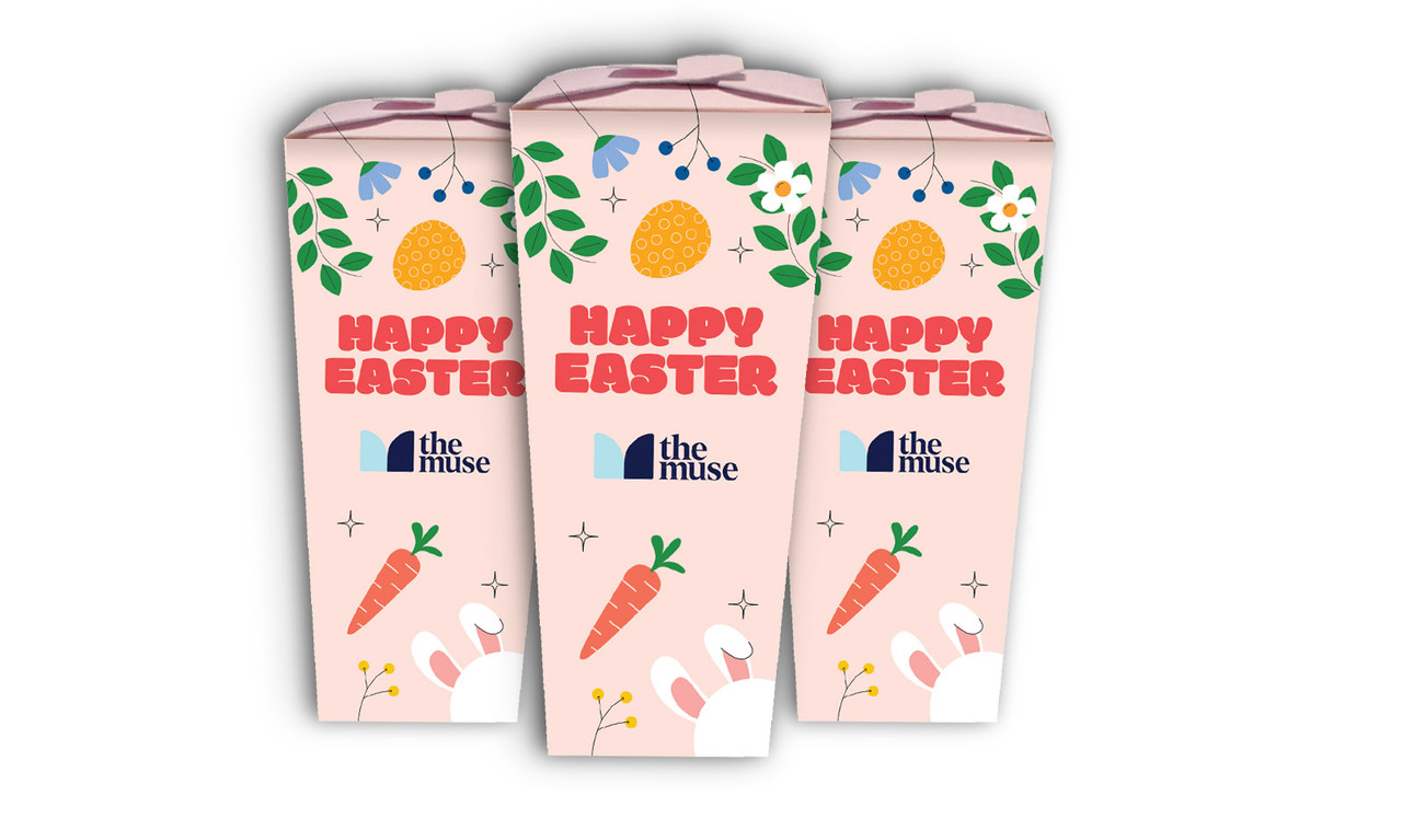 Lucky Pink Personalised Easter Egg Chocabox