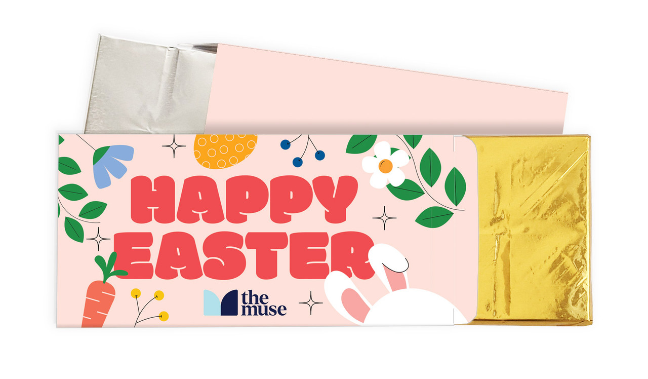 Lucky Pink Personalised Chocolate Bar In A Box