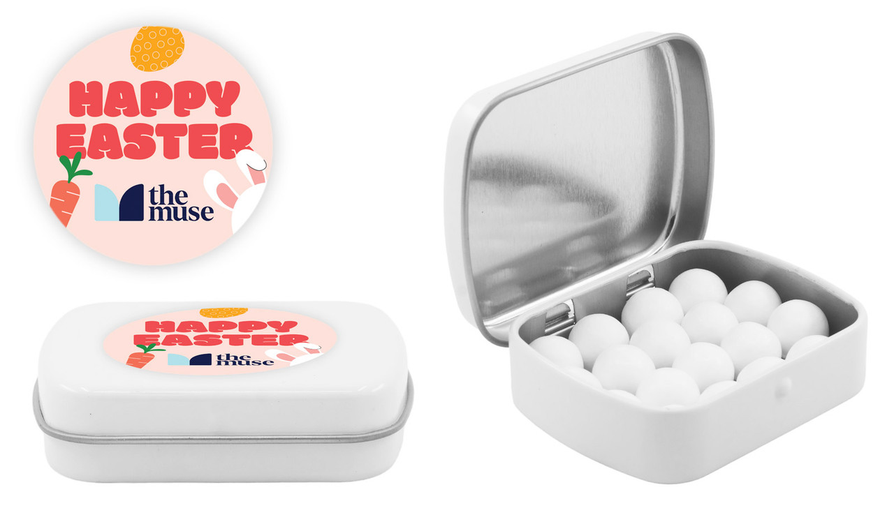 Lucky Pink Personalised Mint Tins