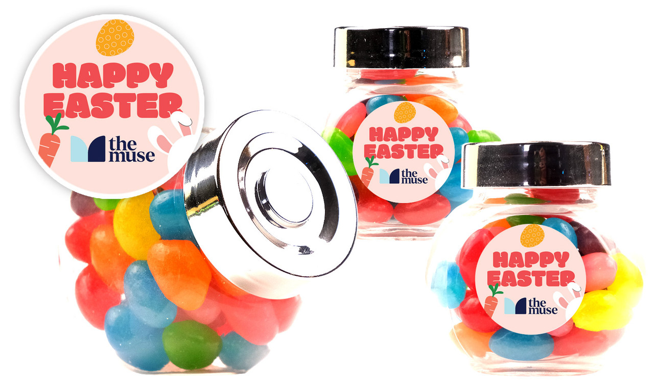 Lucky Pink Easter Custom Mini Candy Jar